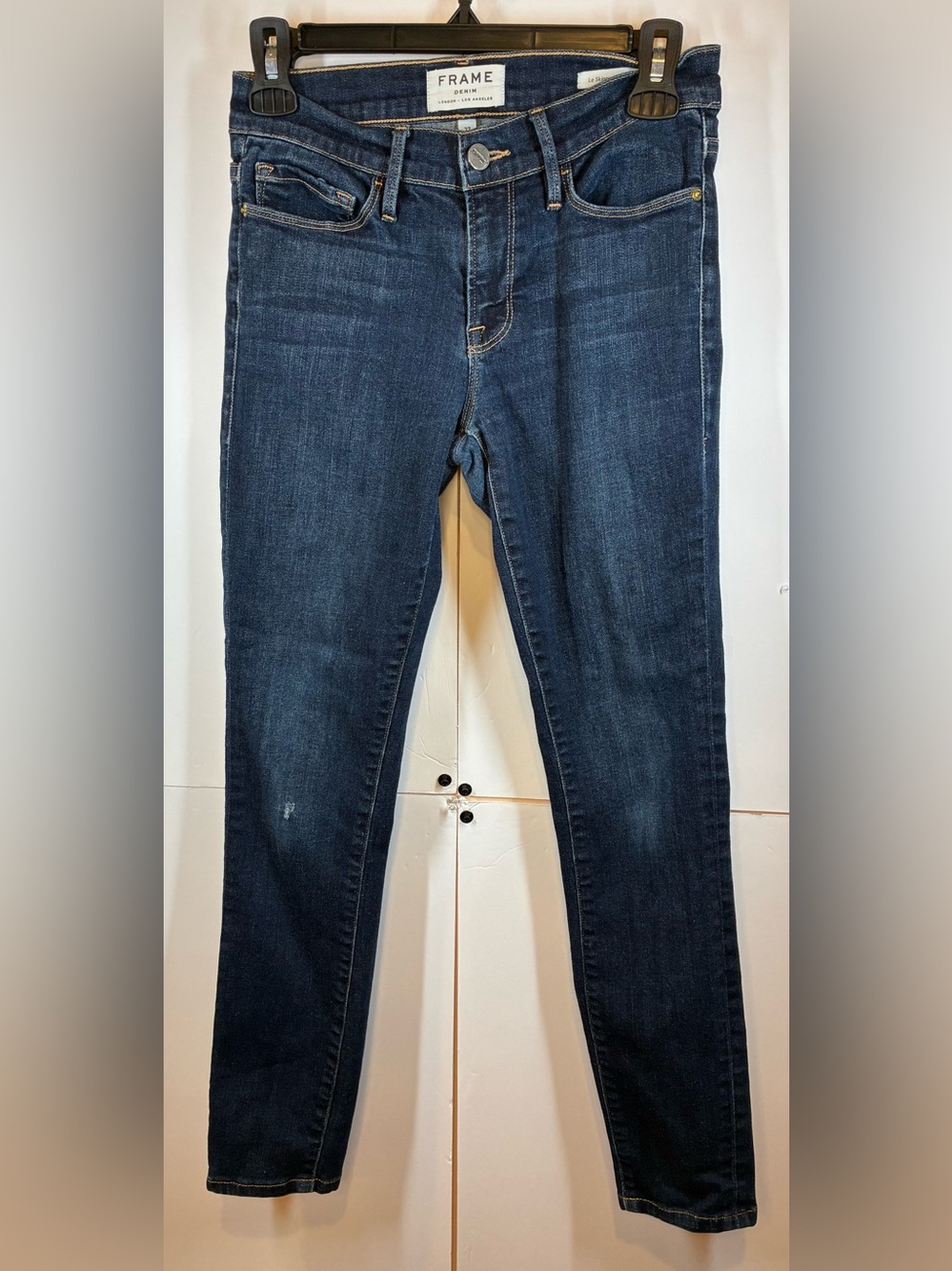 FRAME Denim Le Skinny de Jeanne Dark Wash Skinny Jeans Women's Size 27